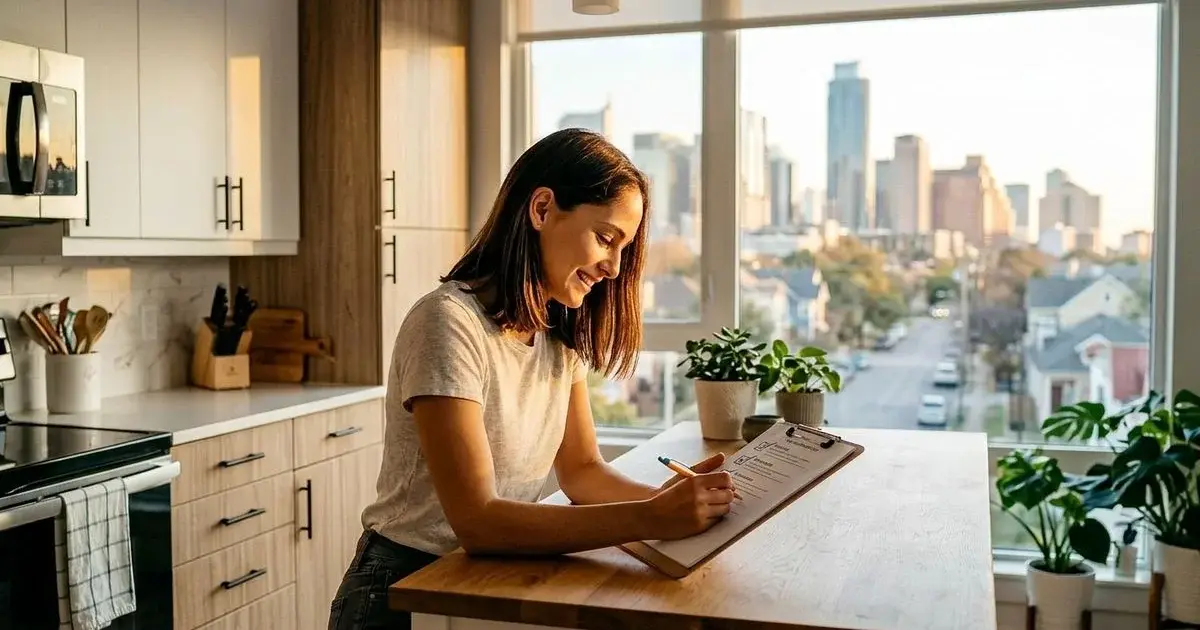 Renter reviewing a short curated apartment list